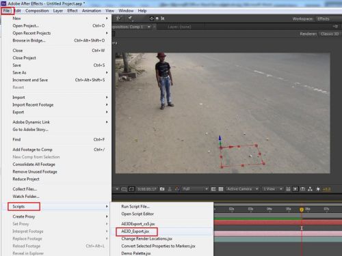 ترکیب اشیا سه بعدی و صحنه واقعی با افترافکت و تری دی ماکس